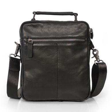 Чоловіча сумка з м'якої шкіри Tiding Bag S-JMD10-161-1A Чорний