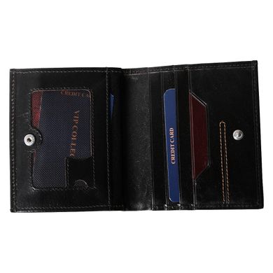 Женский кошелек из натуральной кожи 171 London Vip Collection, черный 171.A.LN