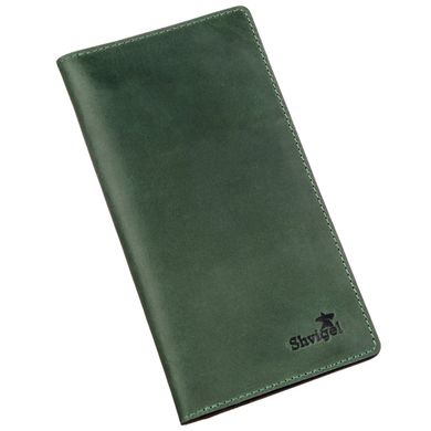 Бумажник унисекс вертикальный Crazy horse SHVIGEL 16197 Зеленый