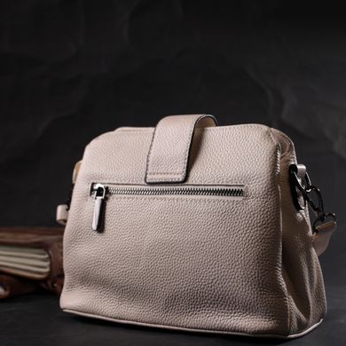 Изысканная сумка для стильных женщин из натуральной кожи Vintage 22414 Белая