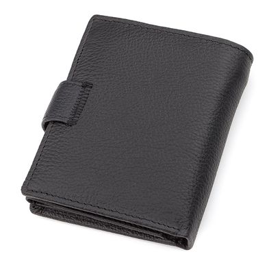 Чоловічий гаманець ST Leather 18496 (ST132) натуральна шкіра Чорний