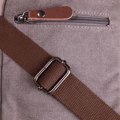 Небольшая мужская сумка из плотного текстиля Vintage 22217 Серый
