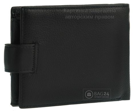 Добротний гаманець з натуральної шкіри SALFEITE 13612, Чорний
