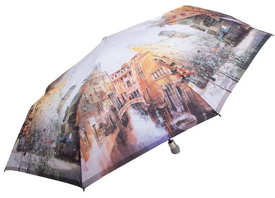 Прекрасна жіноча парасолька, напівавтомат ZEST Z23625-21, Сірий