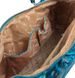 Жіноча сумка з натуральної шкіри під рептилію Giorgio Ferretti блакитна