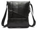Стильна чоловіча шкіряна сумка Vintage 14848 Чорна