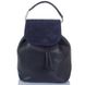 Жіноча шкіряна сумка-рюкзак VALENTA (ВАЛЕНТА) VBE6188812 Синій
