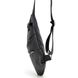 Рюкзак косуха на одне плече RA-6402-4lx чорна бренд TARWA блискавка нікель Чорний