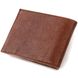 Бумажник для стильных мужчин без застежки из натуральной кожи CANPELLINI 21765 Светло-коричневый