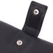 Лаконічний жіночий вертикальний гаманець-клатч із натуральної шкіри ST Leather 22537 Чорний