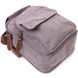 Небольшая мужская сумка из плотного текстиля Vintage 22217 Серый