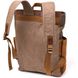 Рюкзак з боковими кишенями canvas Vintage 20112 Світло-сірий