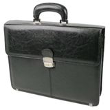 Мужской деловой портфель из эко кожи JPB, TE-29 черный фото