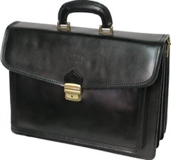 Чоловічий портфель зі шкіри Rovicky AWR-3 чорний