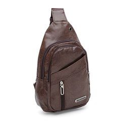 Чоловічий рюкзак через плече Monsen C1920br-brown
