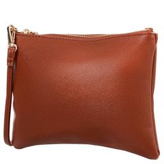Жіноча сумка-клатч з якісного шкірозамінника AMELIE GALANTI (АМЕЛИ Галант) A991503-red-brown Коричневий