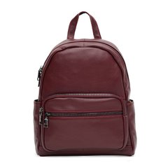 Женский кожаный рюкзак Borsa Leather k110086w-bordo