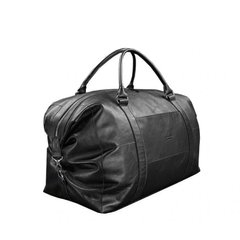 Натуральная кожаная дорожная сумка черная Blanknote BN-BAG-41-noir