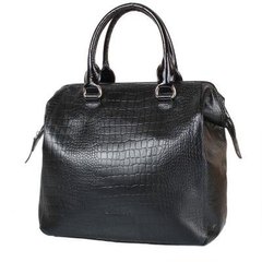 Жіноча шкіряна сумка LASKARA (Ласкара) LK-DS264-croco-black Чорний