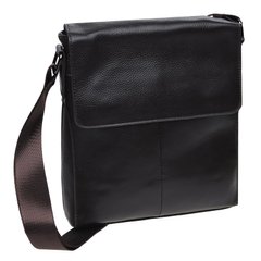 Чоловіча шкіряна сумка на плече Borsa Leather K18168-brown