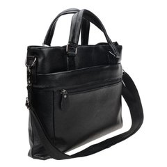 Чоловіча шкіряна сумка Borsa Leather 10t098-black