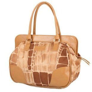 Женская сумка из качественного кожезаменителя LASKARA (ЛАСКАРА) LK-10246-giraffe Коричневый