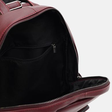 Шкіряний жіночий рюкзак Borsa Leather k110086w-bordo