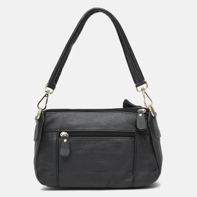 Женская кожаная сумка Borsa Leather K1211-black