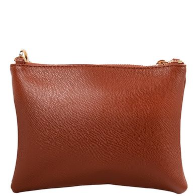 Жіноча сумка-клатч з якісного шкірозамінника AMELIE GALANTI (АМЕЛИ Галант) A991503-red-brown Коричневий