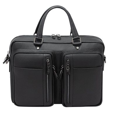 Мужская кожаная сумка Giorgio Ferretti 147-black