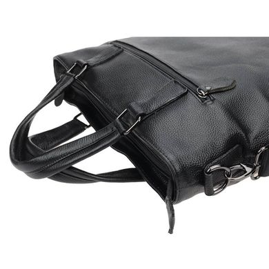 Чоловіча шкіряна сумка Borsa Leather 10t098-black