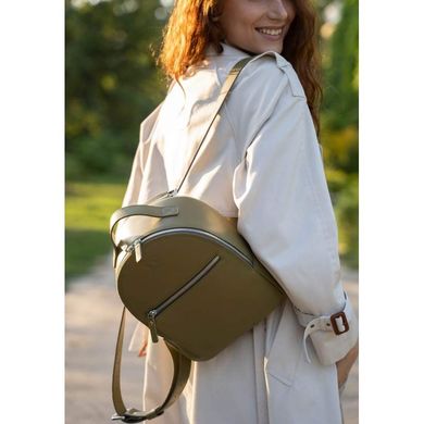 Натуральный кожаный рюкзак Groove S оливковый Blanknote TW-Groove-S-olive