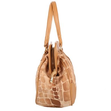 Женская сумка из качественного кожезаменителя LASKARA (ЛАСКАРА) LK-10246-giraffe Коричневый