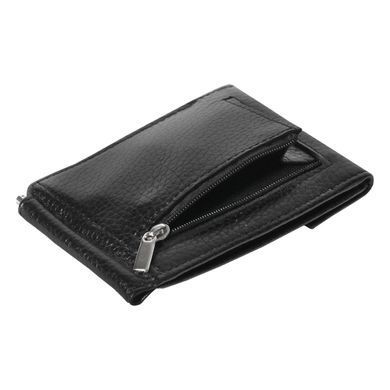 Портмоне - Затискач для купюр шкіряне Vip Collection 003-F Чорне 003.A.FLAT