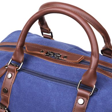 Дорожная сумка текстильная средняя Vintage 20084 Синяя