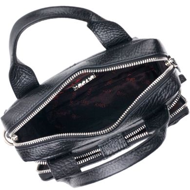 Многофункциональная мужская сумка KARYA 20900 кожаная Черный