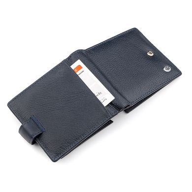 Чоловічий гаманець ST Leather 18346 (ST153) зручний Синій