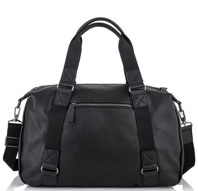 Мужская дорожная кожаная сумка для командировок Tiding Bag SM8-8149A Черный
