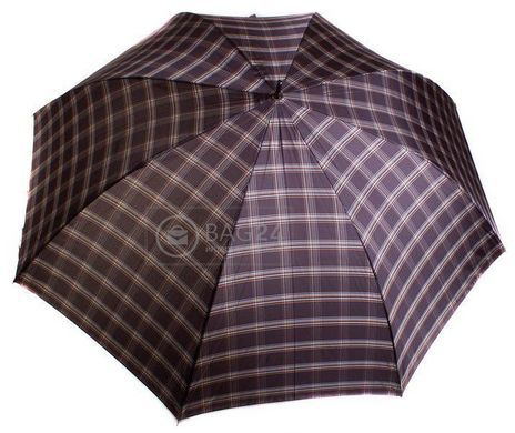 Зонт-трость мужской с большим куполом ТРИ СЛОНА MR1800-4, Коричневый
