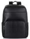 Мужской кожаный рюкзак для ноутбука черный Tiding Bag NM18-003A Черный