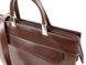 Жіноча ділова сумка з еко шкіри Jurom коричневий
