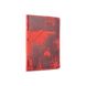 Червона дизайнерська шкіряна обкладинка для паспорта з відділенням для карт, колекція "7 wonders of the world"