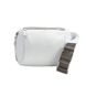 Натуральна шкіряна поясна сумка Easy біла флотар Blanknote TW-Izi-white-flo