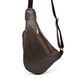 Слинг рюкзак на одно плечо из телячьей кожи GC-3026-3md бренд Tarwa коричневый Коричневый