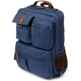 Рюкзак текстильный дорожный унисекс Vintage 20621 Синий фото