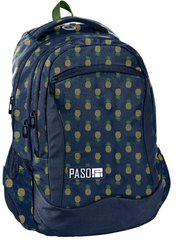 Жіночий рюкзак 25L Paso, Польща PPMA19-2808 синій в ананаси