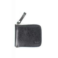 Натуральное кожаное портмоне Keeper mini черный Blanknote TW-Keeper-mini-black-saf