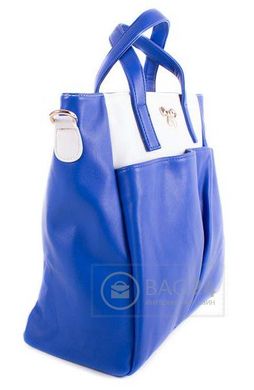 Эксклюзивная женская сумка FARFALLA WR82307-white, Синий