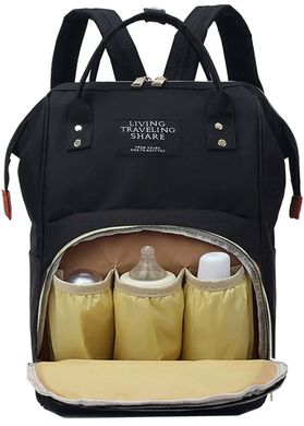 Рюкзак-сумка для мамы 12L Living Traveling Share черный