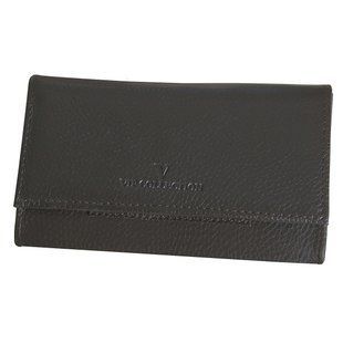 Портмоне-органайзер з натуральної шкіри 1509F Vip Collection, коричневе vc1509.B.FLAT
